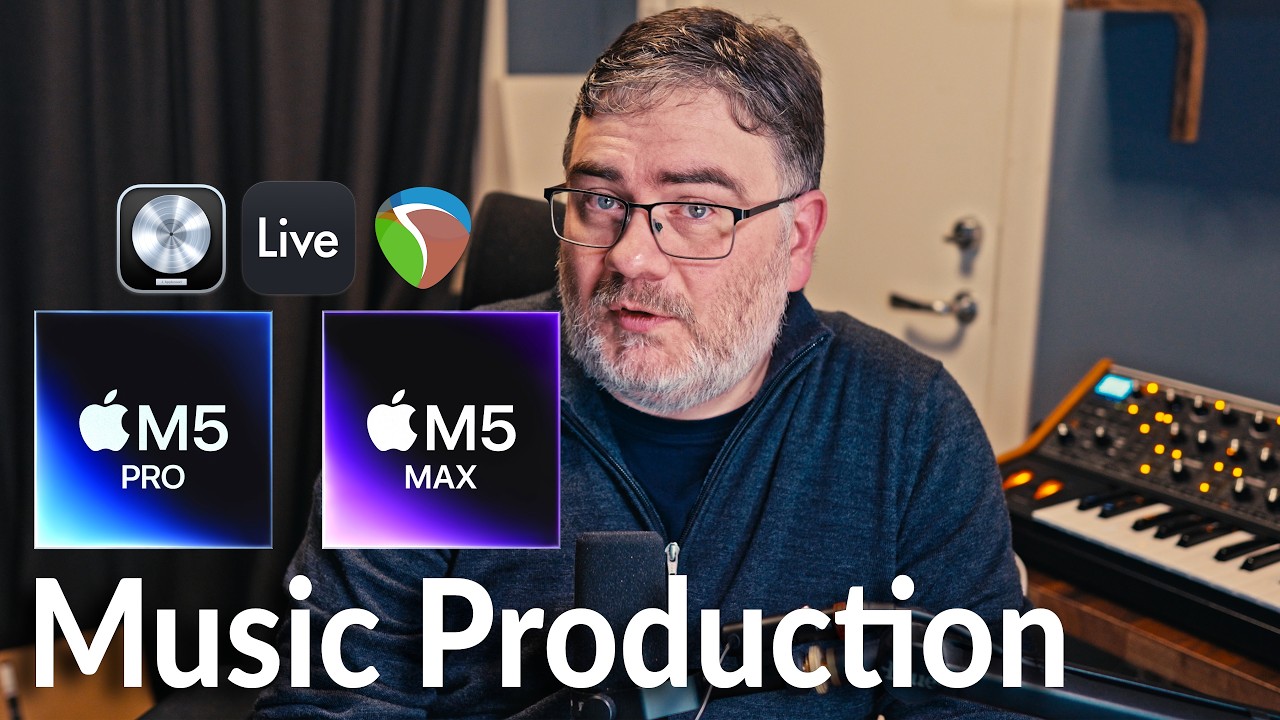 M5 Pro/MAX tested in Music Production, Some Strange Findings - YouTube