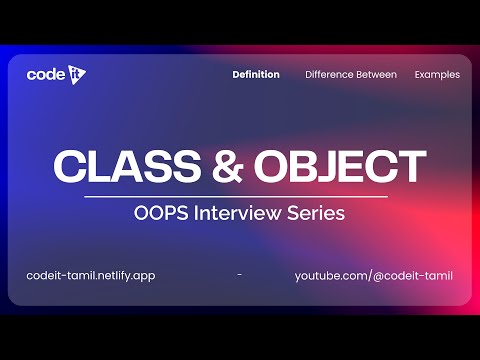 Class Object In Java Oops Interview Series 1 Code It