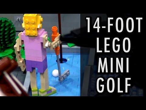 14-foot LEGO Putt-Putt Golf Collaborative | Brickworld Chicago 2016