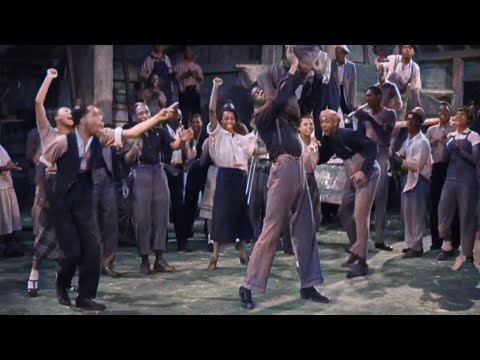 A Day at the Races - Lindy Hop scene in color | Colorized with DeOldify