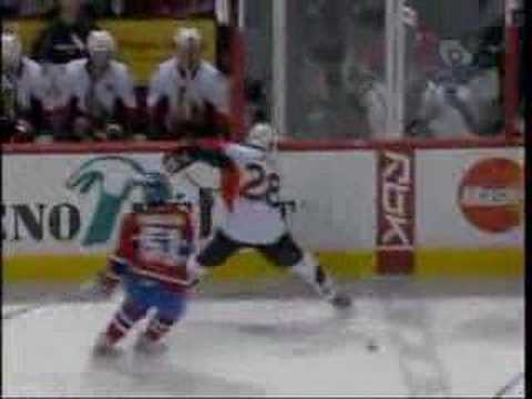 Vermette intermission interview @ Habs - Mar 13/08