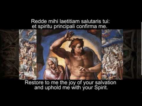 Miserere mei, Have Mercy on Me - Psalm 51
