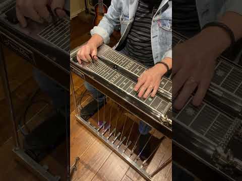 Pedal Steel Guitar Riff’n (Lay,Lady,Lay) Bob Dylan #shorts #tutorial #pedalsteelguitar #live
