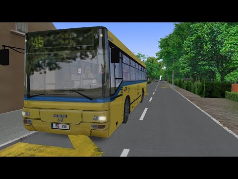 OMSI 2 Beograd MAN SL283 Linija 45 Novi Beograd(BLOK44)