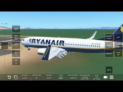 THE WORST LANDING EVER With RYANAIR😒