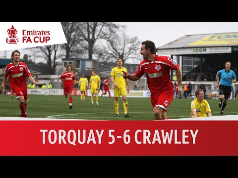 Torquay United v Crawley Town (5-6) | Emirates FA Cup Highlights