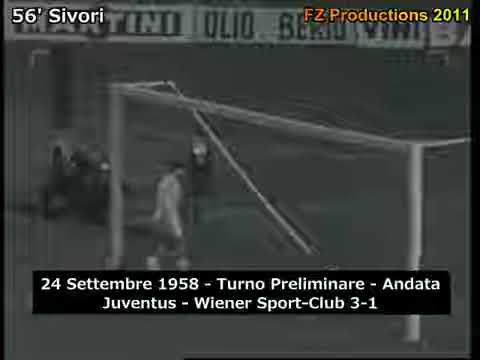 ECC 1958-59. 1 Round. Juventus - Wiener Sport-Club. Highlights.