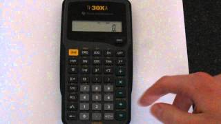 TI-30XA: Change The Number of Decimal Places Shown