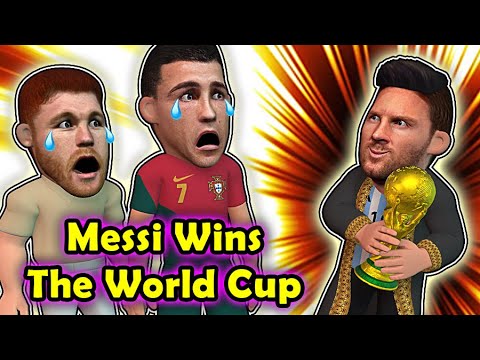 Canelo & Ronaldo watching Messi win the World Cup