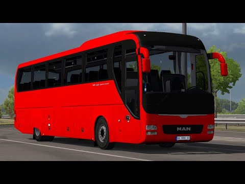 Euro Truck Simulator 2  Promods 2.50 [ Kragujevac - Niš ] Srbija    MAN coach bus