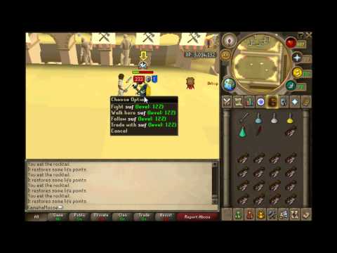 Fighting a turmoil zerker with no armor