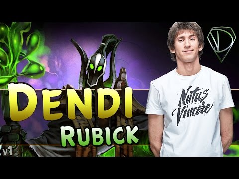 Dendi Rubick Gameplay Highlights v.1