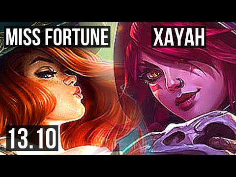 MISS FORTUNE & Nautilus vs XAYAH & Rakan (ADC) | 4.2M mastery, 2500+ games | KR Master | 13.10