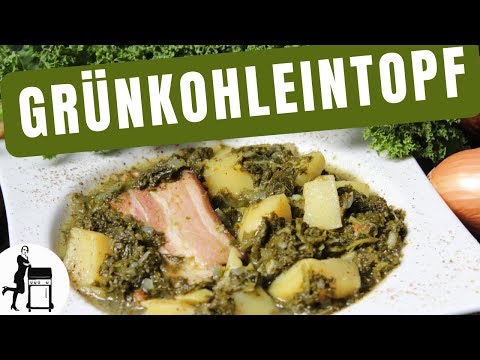 Grünkohl Eintopf Rezept: mit Speck & geräucherten Würsten