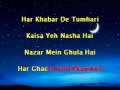 Yoon Shabnami Karaoki with Lyrics 