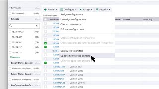 Lexmark Markvision Enterprise—Firmware updates
