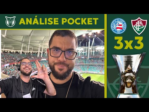 ⚽️JOGO INSANO! EMPATE BOM, COM GOSTO AMARGO | BAHIA 3x3 FLUMINENSE | ANÁLISE