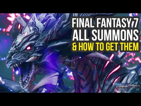 Final Fantasy 7 Remake ALL SUMMONS & How To Get Them + One Is Missable! (FF7 Remake Summons)
