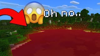 The most terrifying Minecraft world I&#39;ve ever played.. (Minecraft Blood.exe Seed)