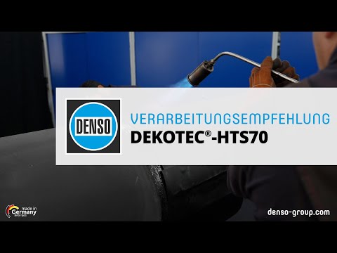 Verarbeitungsempfehlung DEKOTEC®-HTS70 Schrumpfmanschette