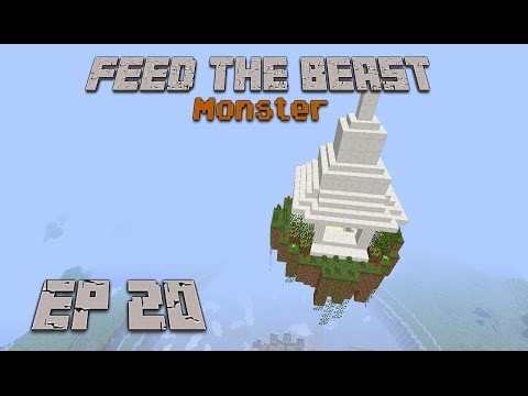 Feed The Beast Monster Ep 20 Flux Tools & promised Land (World Download)