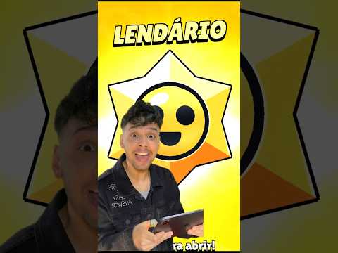 😨 Meu PRIMEIRO sorteio starr LENDÁRIO…. #brawlstars