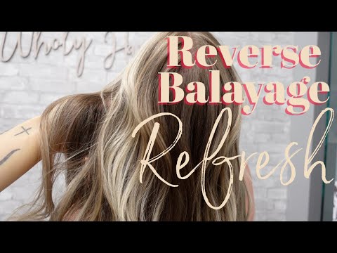 Refreshing a Reverse Balayage with Foils // Wholy Hair
