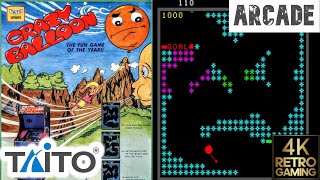 Crazy Balloon Arcade ( Taito 1980 ) 4k Gameplay