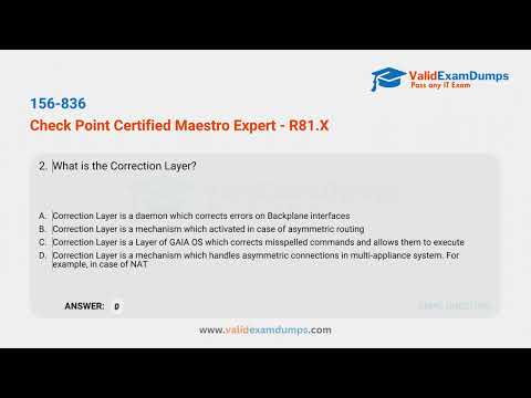 Pass CheckPoint 156-836 Exam Questions Answers