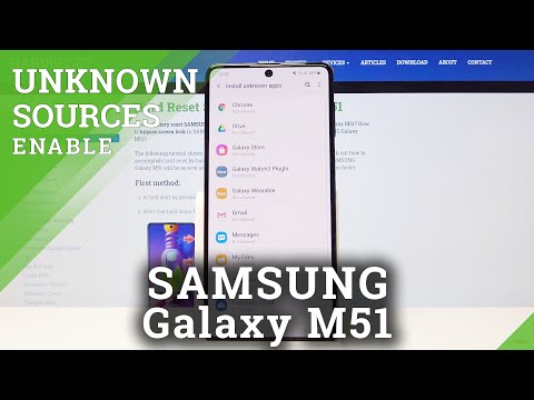 How to Allow Unknown Sources in SAMSUNG Galaxy M51 – Allow installation from Unknown Apps