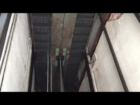 Vintage Pull-Rope Operated Freight Elevator in Fashion District, Los Angeles, CA