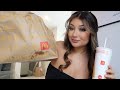 MCDONALDS MUKBANG Double Cheeseburger Chicken McNuggets French Fries
