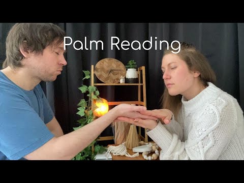 ASMR - Palm Reading and Energy Clearing with Tarot