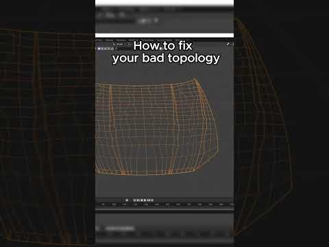 how to fix your topology with loop tools blender addon #blender #topology #tipsandtricks