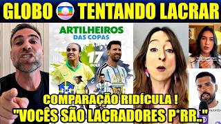 🚨"QUE LACRAÇÃO É ESSA.." PILHADO METE O PAU NA GLOBO APÓS POST COMPARANDO RECORDE DE MESSI COM MARTA