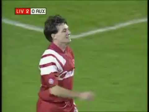 Liverpool v Auxerre UEFA Cup 2nd Round 2nd Leg 06-11-1991