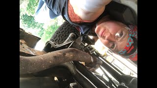 Transmission maintenance on a Bronco