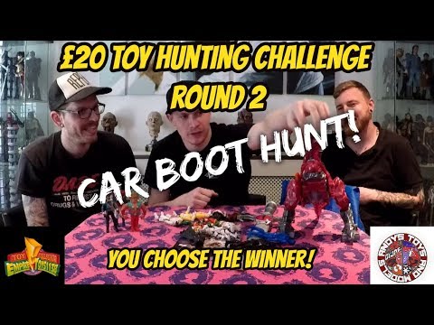 £20 TOY HUNTING CHALLENGE ROUND 2 FROM THE CAR BOOT!