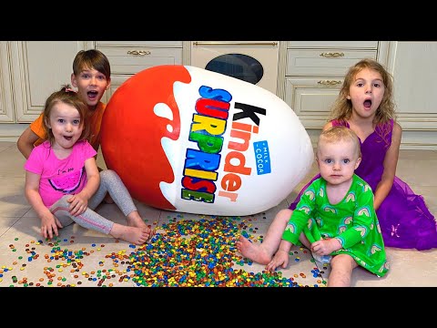 Five Kids Egg Surprise + more Children's Songs and Videos