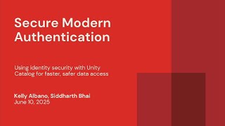 Using Identity Security With Unity Catalog for Faster, Safer Data Access