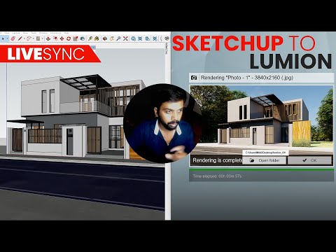 Sketchup to Lumion livesync Tutorial #dotmattech