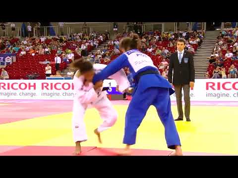 Rafaela Silva's underhook throw by counter