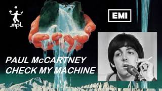Check My Machine / Paul McCartney - Sucesso de 1980 HD