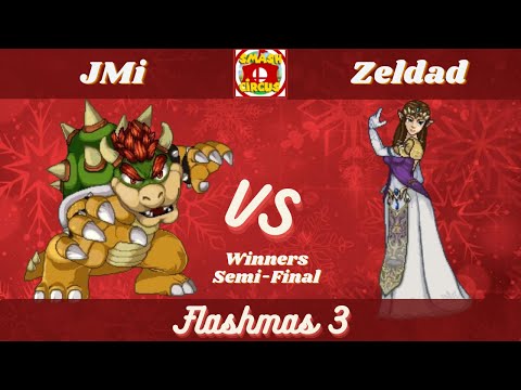 JMi (Bowser) vs Zeldad (Zelda) - Winners Semi-Final - Flashmas 3