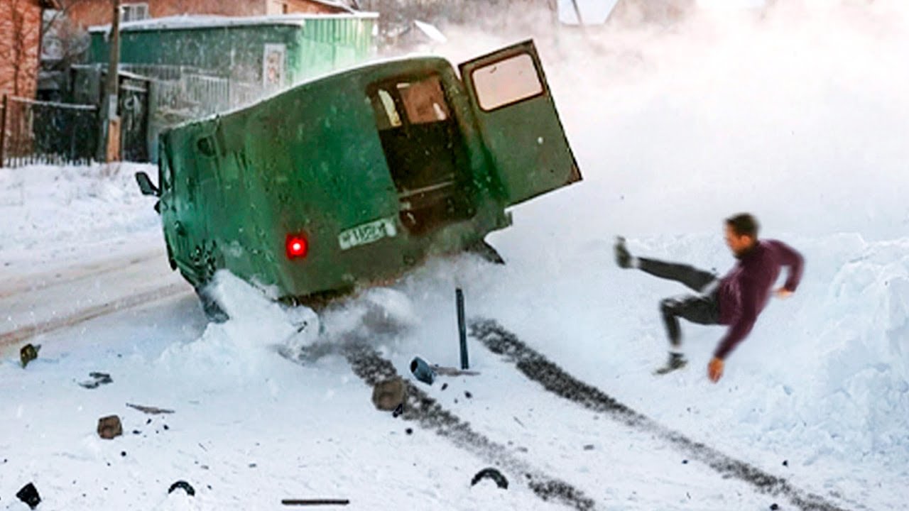 Winter Off-Road: Epische Momente und Ausrutscher auf dem Eis