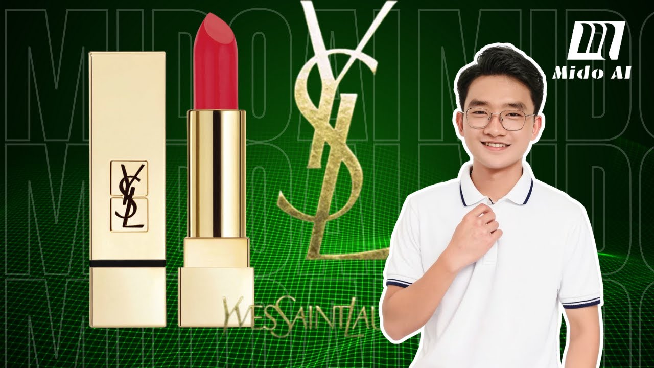 Video AI giới thiệu son môi YSL | Mido AI