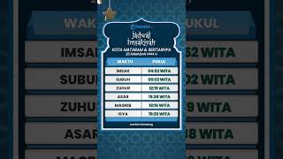 Jadwal Imsakiyah 25 Ramadhan 1444 H  untuk Daerah Kota Mataram dan Sekitarnya
