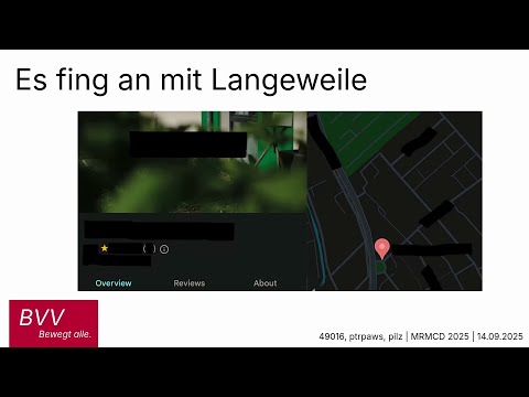 Video Thumbnail: MRMCD2025 Wenn der Verkehrsverbund zu transparent ist