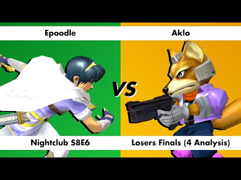 Epoodle Vs. Aklo NightClub S8E6 Losers Finals (FOR ANALYSIS)