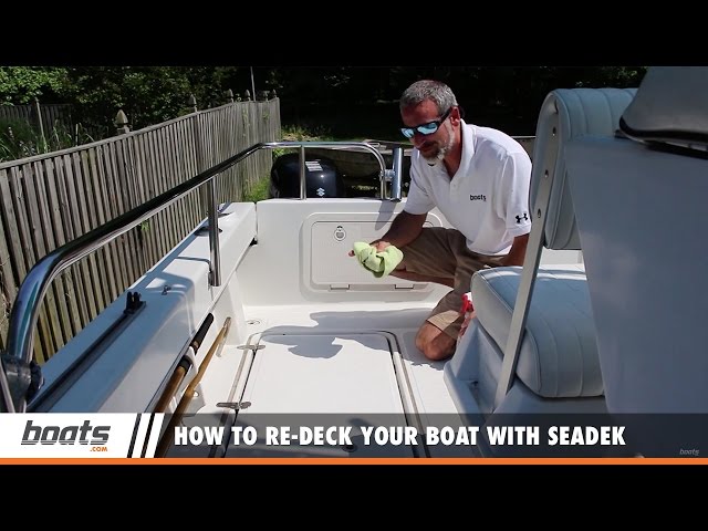 How to Re-deck Your Boat With SeaDek